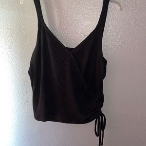 Hollister wrap ruched top